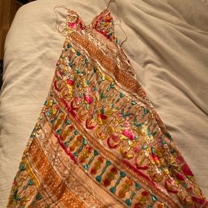 Stunning free people velvet maxi dress